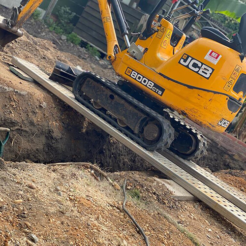 Digger and driver hire essex
